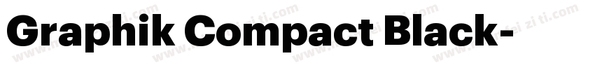 Graphik Compact Black字体转换
